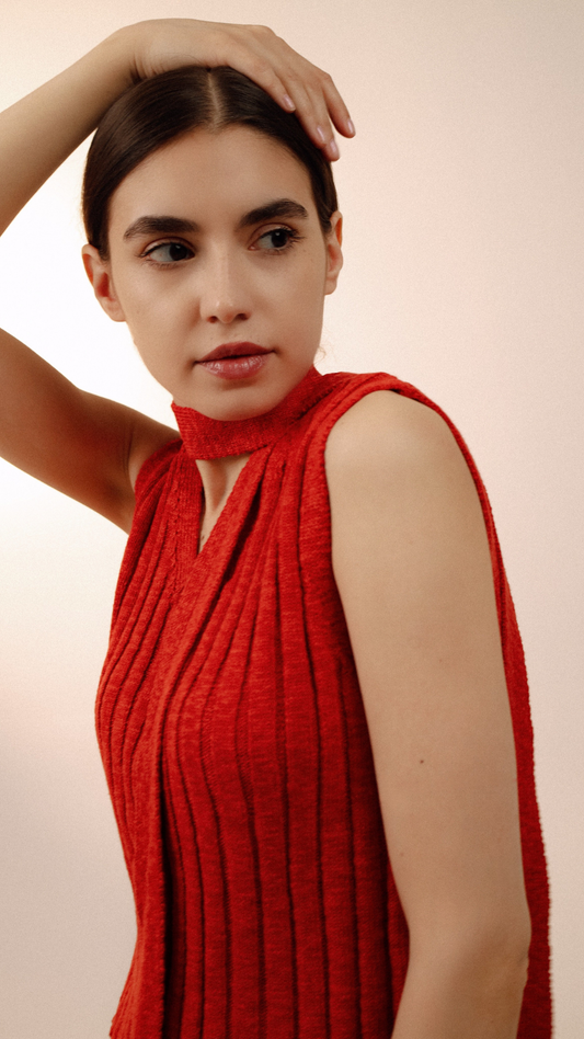 Жилет с лентой "Теплый"