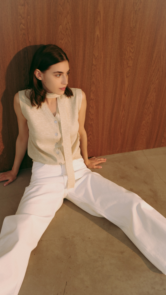 Жилет с лентой